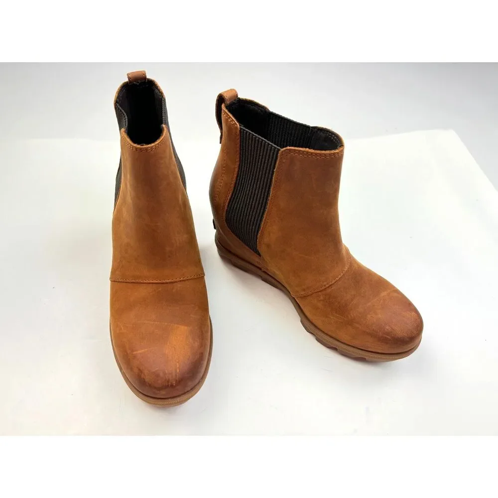 Sorel Joan of Arctic Wedge II Chelsea Bootie Women‎ 7.5 NL3754-222 Waterproof